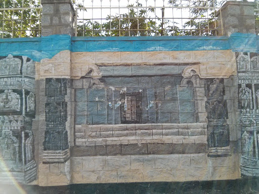 Temple Entrance Wall Mural