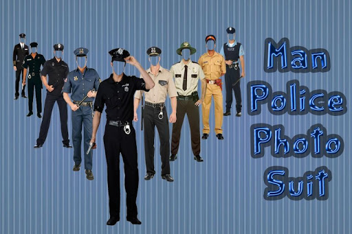 Man Police Photo Suit