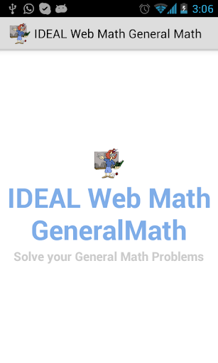 IDEAL Web Math General Math