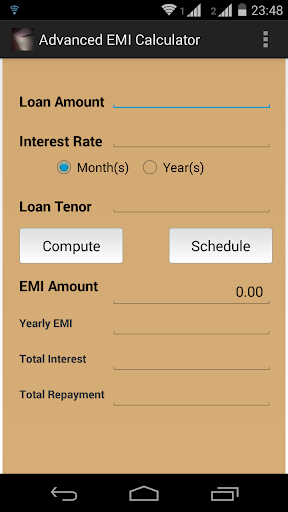 Advanced EMI Calculator