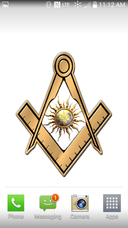 Android application Masonic Live Wallpeper (White) screenshort