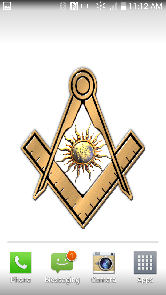 Masonic Live Wallpeper (White) Screen 1
