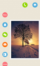Launcher 8 theme:Time line poster 1