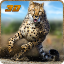 Wild African Cheetah Simulator mobile app icon