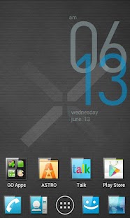 download ADW APEX GO - ICS Glass Theme free