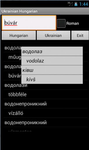 Ukrainian Hungarian Dictionary