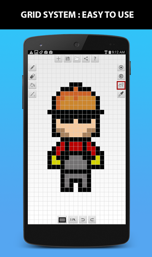 como usar o pixel art