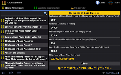Column Calculator Tablet poster 12