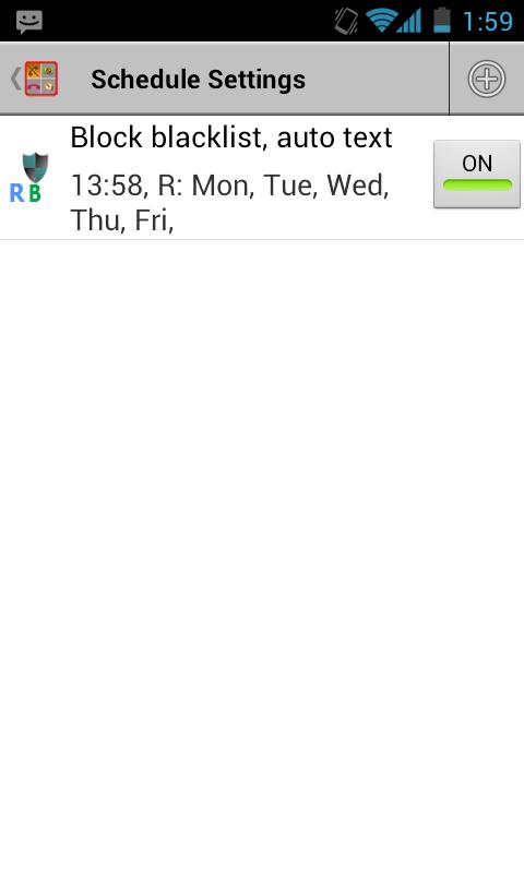 DroidMate CallFilter DonateKey Screen 3
