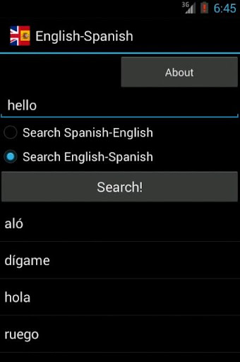 English-Spanish Dictionary