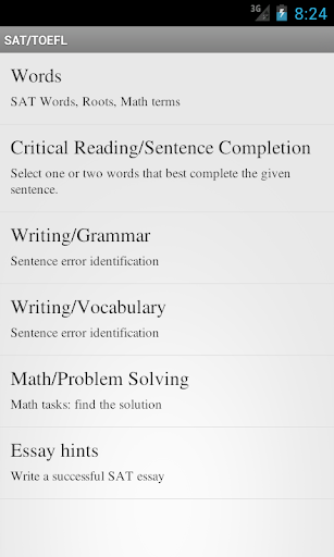 SAT TOEFL