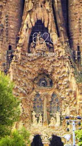 Sagrada Familia Lock Screen