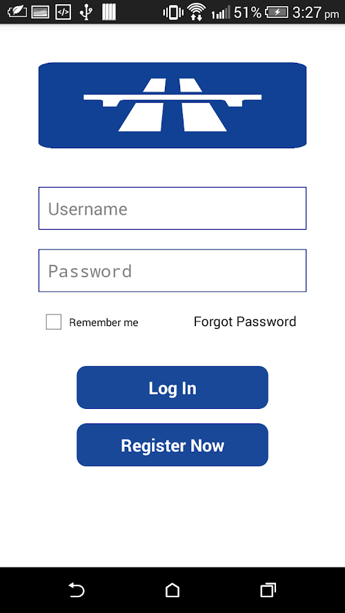 Android application Dartford Toll screenshort