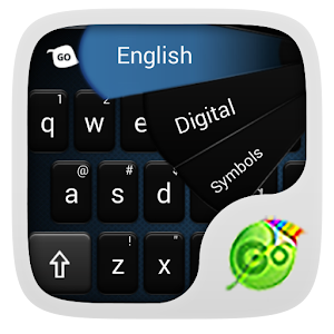 GO Keyboard Simple Black Theme 1.65.18.57