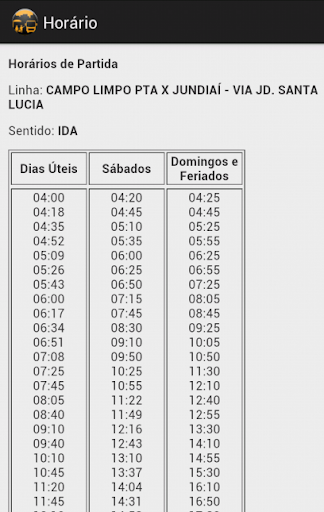 【免費交通運輸App】Horário-APP點子