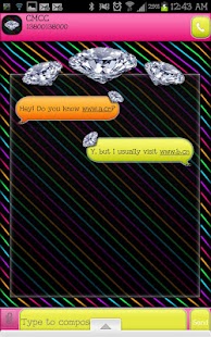 GO SMS - Diamond Rainbow 2 Screenshots 1