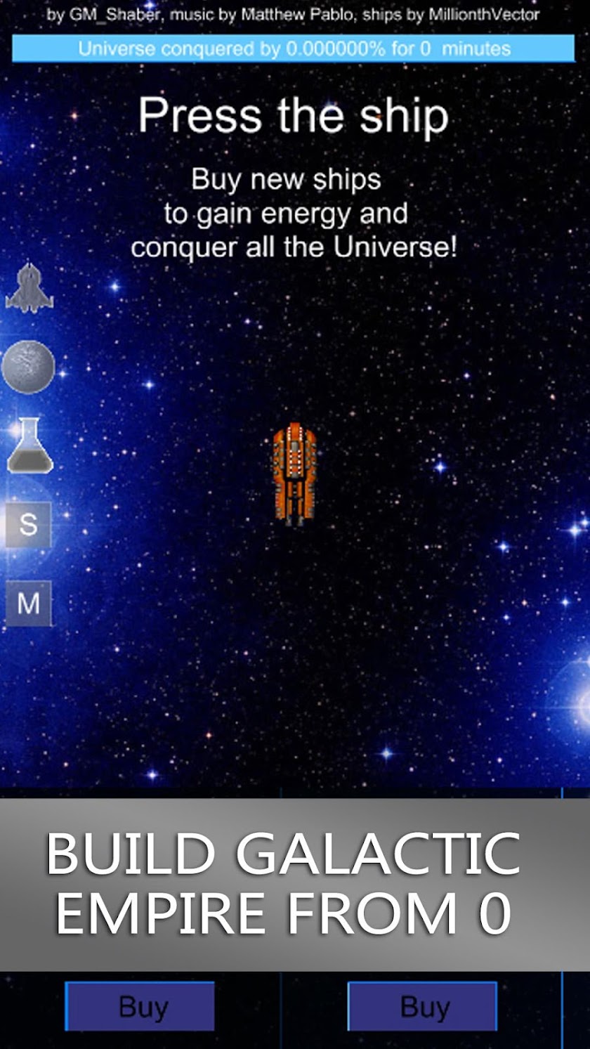 Galaxy Clicker Premium Screen 1