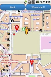 Milan Amenities Map (free) Screenshots 0