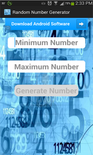 Randome Number Generator