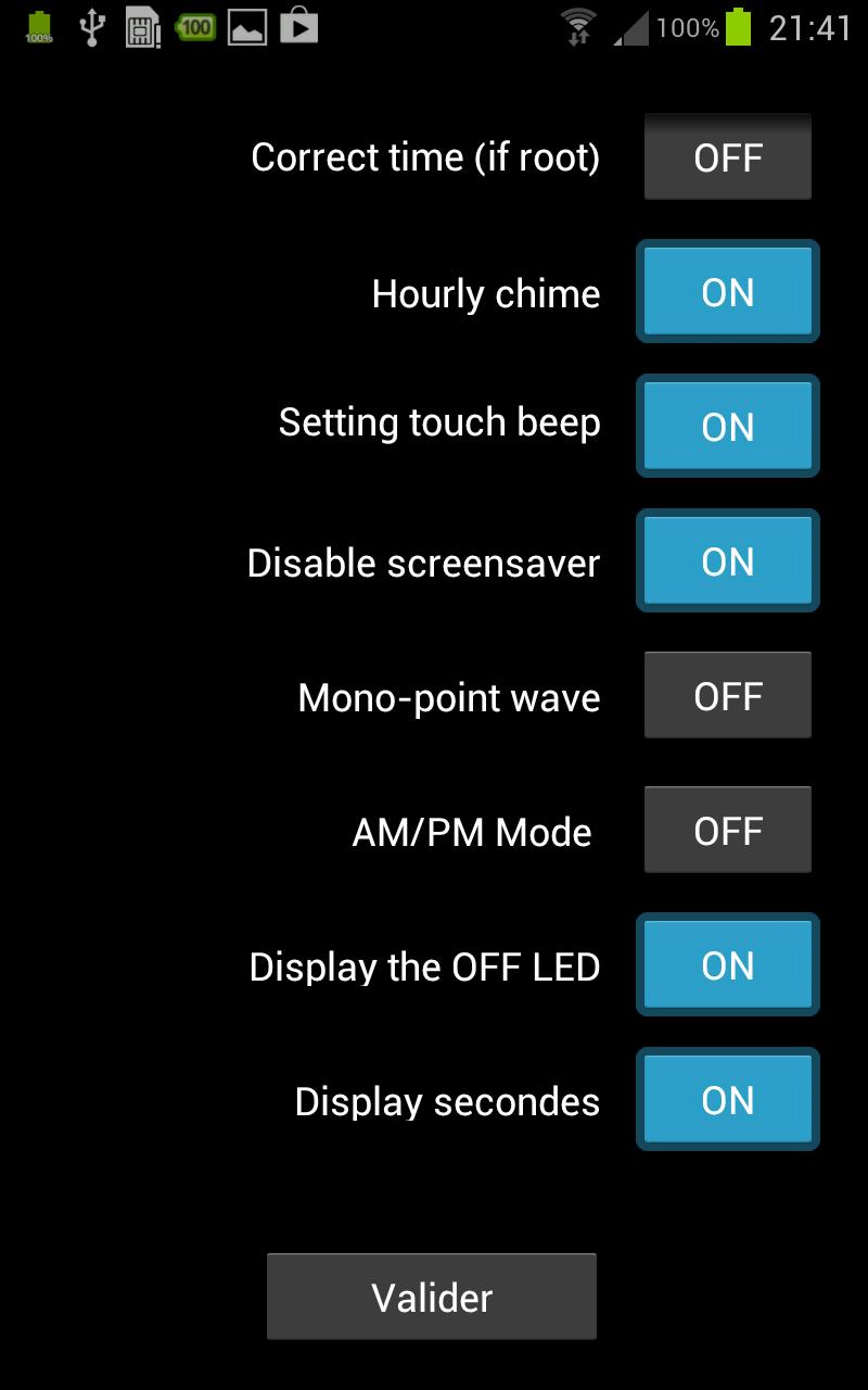 Gorgy Timing LEDI® Clock Screen 2