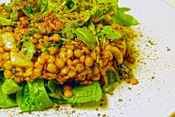 Lentil Arugula Range Salad