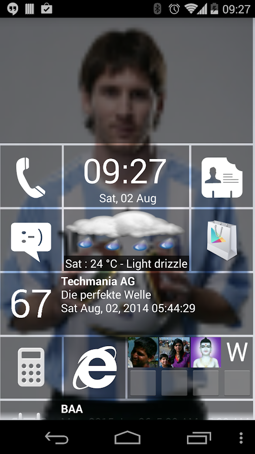 Home8+ like Windows 8 Launcher - screenshot