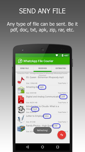 WFS: Whats App File Sender Pro