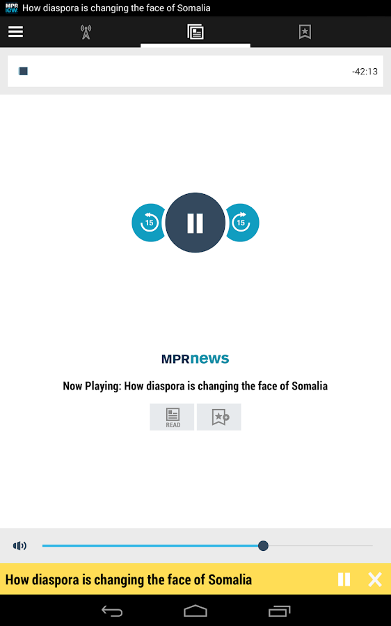   MPR News – Capture d'écran 