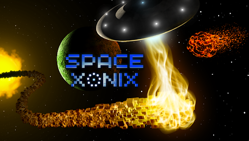 Android application Space Xonix Gold screenshort