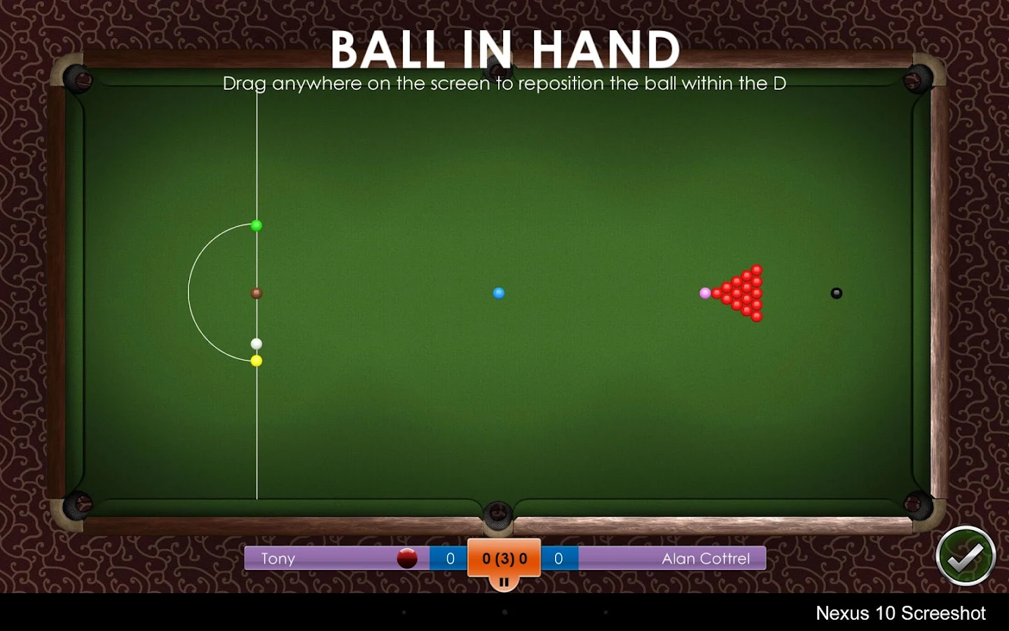 International Snooker Pro HD - screenshot