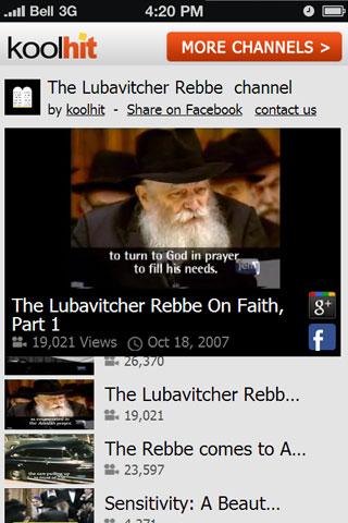 The Lubavitche Rebbe TV