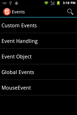 HTML5 Guide Screen 3