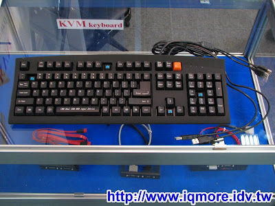 Computex 2008: 9S好科技有限公司 (KVM鍵盤) - 老貓測3C