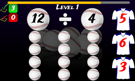 1st / 4th Grade Math Baseball poster 6