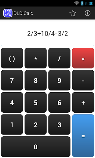 DLD Calc - 數學 - 計算器 - 計算 - 分數