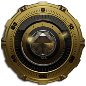 Clock Widget Gold Diamond Download gratis mod apk versi terbaru