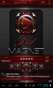 免費下載娛樂APP|Poweramp skin theme Red Magnet app開箱文|APP開箱王