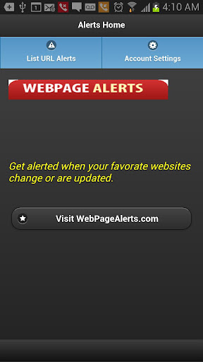 WebPage Alerts