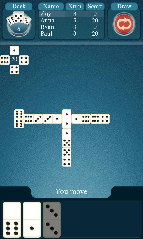 Android application Dominoes Online Free screenshort