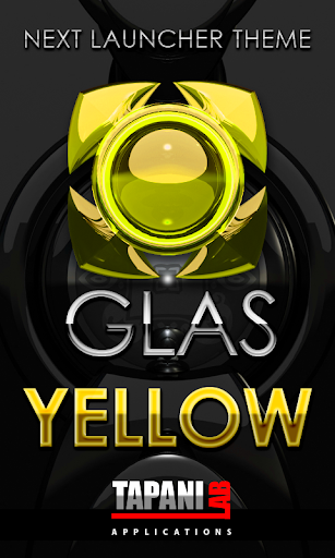 Next Launcher Theme g. yellow