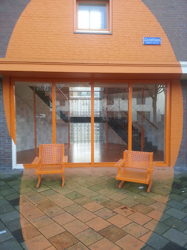 Orange Art Chairs