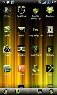 Lastest Gingerbread ADW Theme APK for Android