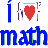 I LOVE MATH logo
