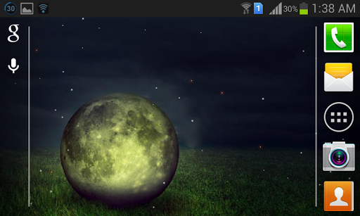 Fireflies Moon Live Wallpaper