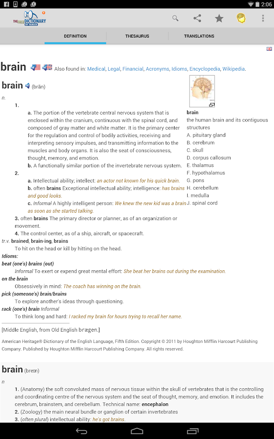 Dictionary Pro - screenshot