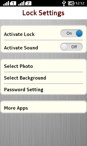 My Photo Keypad Lock Screen