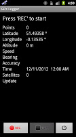 GPX Logger APK ภาพหน้าจอ #1