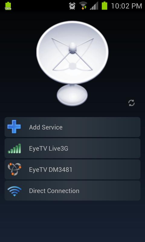 Android application EyeDTV Pro screenshort