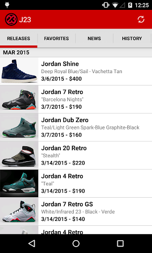 【免費運動App】J23 - Jordan Release Dates-APP點子