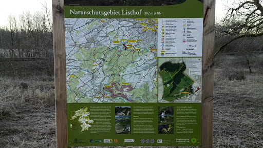 Infotafel Naturschutzgebiet Listhof
